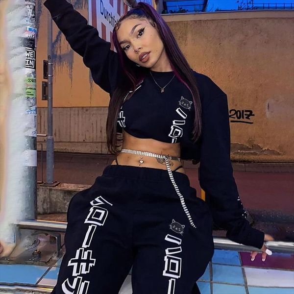 streetwear suit sense of womenpant self cultivation crop plus size pants retro sweatshirt quality, White
streetwear suit sense of womenpant self cultivation crop plus size pants retro sweatshirt quality, White