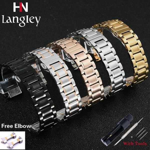 watch bands 12 14 16 18 19 20 21 22 24mm solid full stainless steel band butterfly buckle bracelet flat head elbow dual purpose straps, Black;brown
watch bands 12 14 16 18 19 20 21 22 24mm solid full stainless steel band butterfly buckle bracelet flat head elbow dual purpose straps, Black;brown