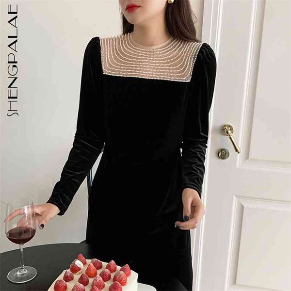 elegant velvet dress women's spring round neck contrast color pearl embellishment puff sleeve dresses 5b491 210427, Black;gray
elegant velvet dress women's spring round neck contrast color pearl embellishment puff sleeve dresses 5b491 210427, Black;gray