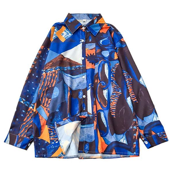 men's casual shirts 2021 spring men long sleeve shirt personality printing cardigan fashion plus size loose, White;black
men's casual shirts 2021 spring men long sleeve shirt personality printing cardigan fashion plus size loose, White;black