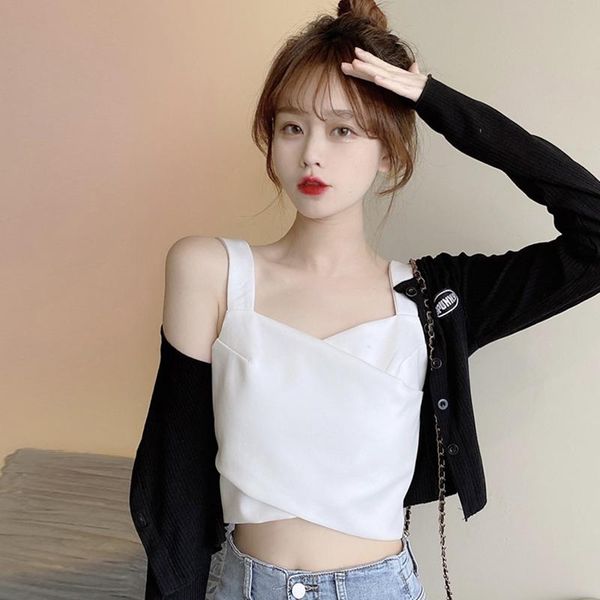 women's tanks & camis tube belt vest outside the woman wear summer spice strapless design feeling net red wipe jacket sleeveless t-shir, White
women's tanks & camis tube belt vest outside the woman wear summer spice strapless design feeling net red wipe jacket sleeveless t-shir, White