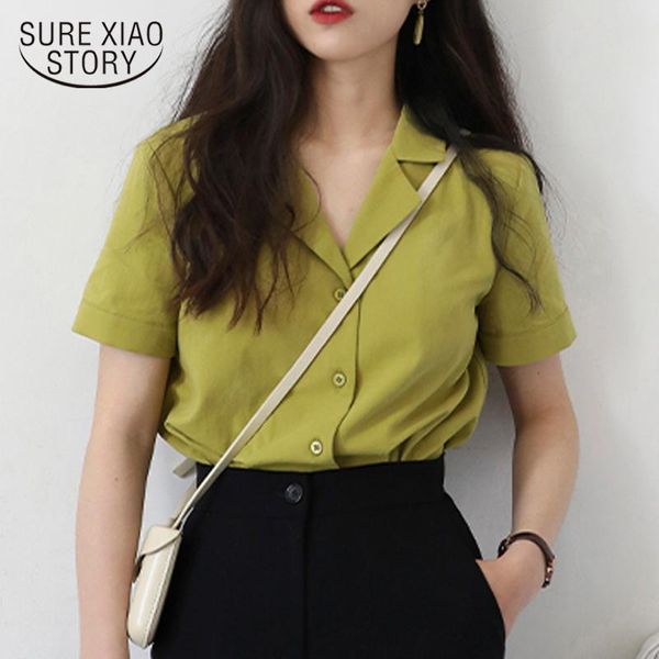 suit collar women shirts summer short sleeve office lady fashion blouse solid shirt for blouses blusas feminine 10166 women's &, White
suit collar women shirts summer short sleeve office lady fashion blouse solid shirt for blouses blusas feminine 10166 women's &, White