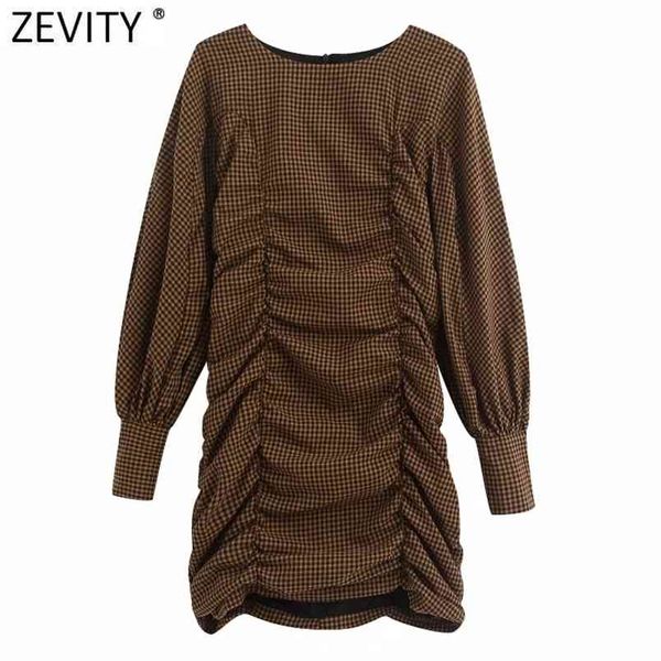 women vintage plaid print elastic pleated slim mini dress female court lantern sleeve back zipper chic vestido ds4869 210420, Black;gray
women vintage plaid print elastic pleated slim mini dress female court lantern sleeve back zipper chic vestido ds4869 210420, Black;gray