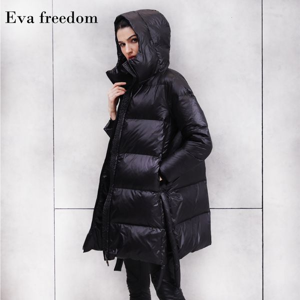 down jacket off season women's middle and long 2021 winter 90% white duck hooded thickened, Black
down jacket off season women's middle and long 2021 winter 90% white duck hooded thickened, Black
