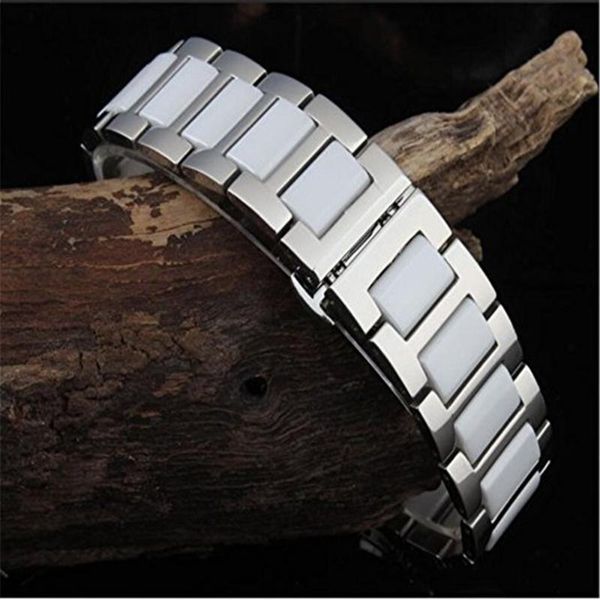 watch bands 22mm 20mm stainless steel with ceramic strap for samsung gear s3 band galaxy 3 bracelet 41mm 45mm 46mm/42mm/active 2, Black;brown
watch bands 22mm 20mm stainless steel with ceramic strap for samsung gear s3 band galaxy 3 bracelet 41mm 45mm 46mm/42mm/active 2, Black;brown