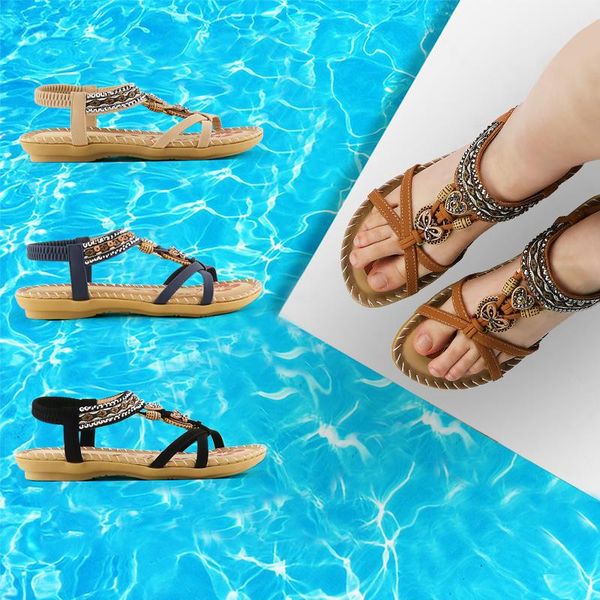 sandals women's 2021 flowers printed ladies string bead crystal shoes wedge beach women summer chaussure femme, Black
sandals women's 2021 flowers printed ladies string bead crystal shoes wedge beach women summer chaussure femme, Black