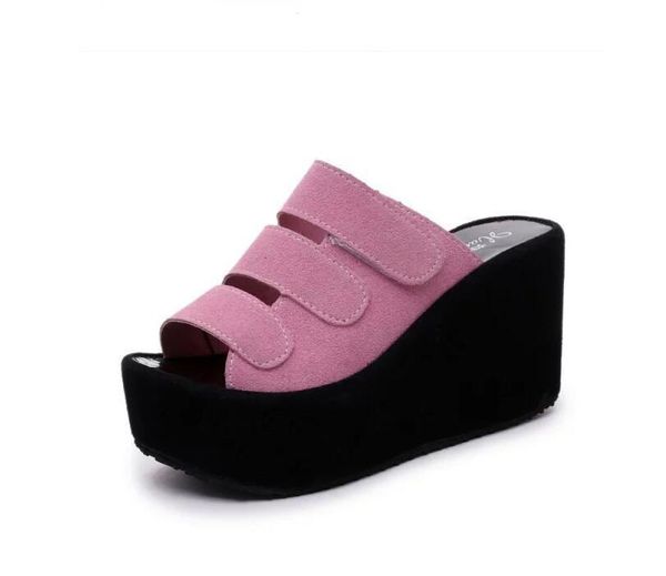 slippers summer women's shoes fashion woman flip flops wedge high heel beach shallow zapatos mujer **314, Black
slippers summer women's shoes fashion woman flip flops wedge high heel beach shallow zapatos mujer **314, Black
