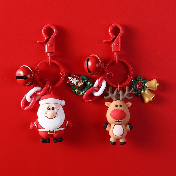 santa claus keychain cute creative practical gifts christmas gift keychain school bag pendant, Silver
santa claus keychain cute creative practical gifts christmas gift keychain school bag pendant, Silver