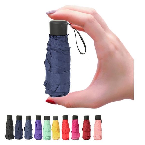umbrellas mini pocket folding rain umbrella luxury lightweight black coating parasol travel protable anti-uv
umbrellas mini pocket folding rain umbrella luxury lightweight black coating parasol travel protable anti-uv