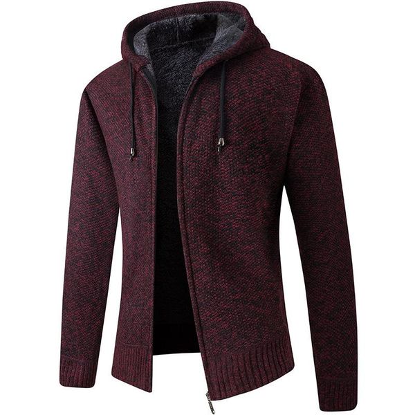 winter jacket men solid slim fit zipper hooded cardigan mens coat jackets thick fleece wool warm outwear coats men's, Black;brown
winter jacket men solid slim fit zipper hooded cardigan mens coat jackets thick fleece wool warm outwear coats men's, Black;brown