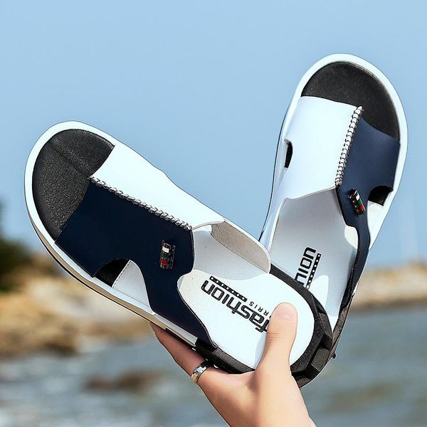 sandals 2021 men summer slippers sanda2021 fashion peep toe pu flip flops shoes male outdoor non-sli, Black
sandals 2021 men summer slippers sanda2021 fashion peep toe pu flip flops shoes male outdoor non-sli, Black