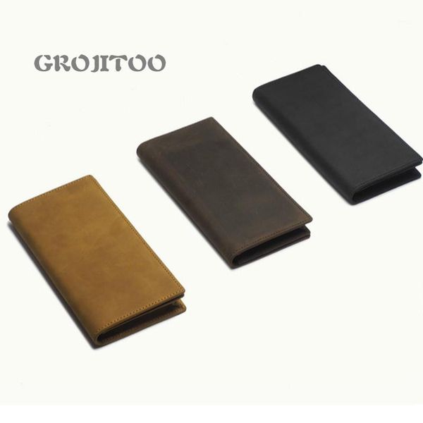 crazy horse leather simple men's wallet long multi card rfid business ticket clip wallets1, Red;black
crazy horse leather simple men's wallet long multi card rfid business ticket clip wallets1, Red;black