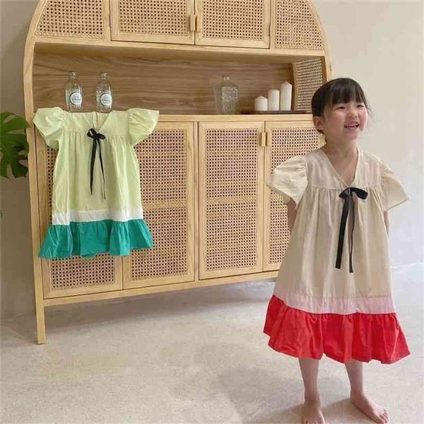 summer arrival girls fashion pactwork dress kids princess with bow 210528, Red;yellow
summer arrival girls fashion pactwork dress kids princess with bow 210528, Red;yellow