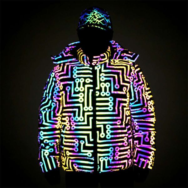 men's jackets coats circuit pattern large size reflective cotton padded clothes, colorful winter night light bread clothes ty7s, Black;brown
men's jackets coats circuit pattern large size reflective cotton padded clothes, colorful winter night light bread clothes ty7s, Black;brown