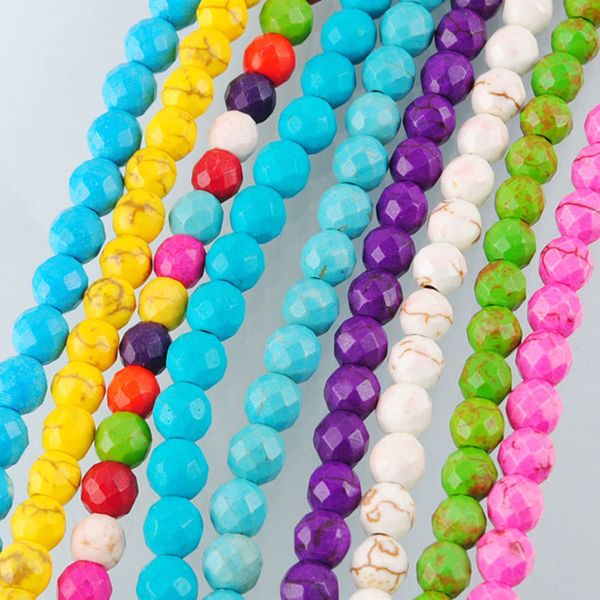 wojiaer howlite turquoise stone faceted round 6mm loose beads for necklace jewelry making15.5 inch strand by940, Black
wojiaer howlite turquoise stone faceted round 6mm loose beads for necklace jewelry making15.5 inch strand by940, Black