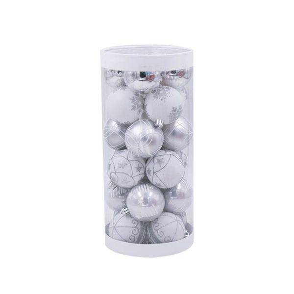 party decoration 24pcs silver glitter hanging christmas balls tree painted ornament layout decorative props gift
party decoration 24pcs silver glitter hanging christmas balls tree painted ornament layout decorative props gift