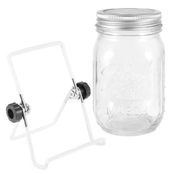 glass sprouter jars wide mouth mason seed sprouting jar kit for home kitchen garden (450ml with lid and rack) planters & pots
glass sprouter jars wide mouth mason seed sprouting jar kit for home kitchen garden (450ml with lid and rack) planters & pots