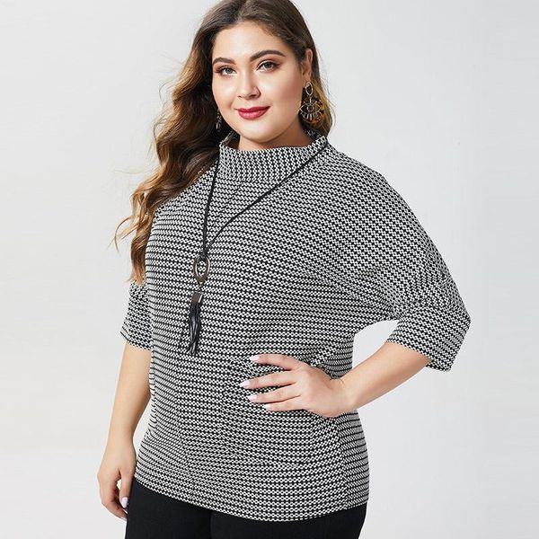 plus size t-shirt 2021 autumn womens long sleeve round neck fashion ladies vintage elegant mom knitted, Black
plus size t-shirt 2021 autumn womens long sleeve round neck fashion ladies vintage elegant mom knitted, Black