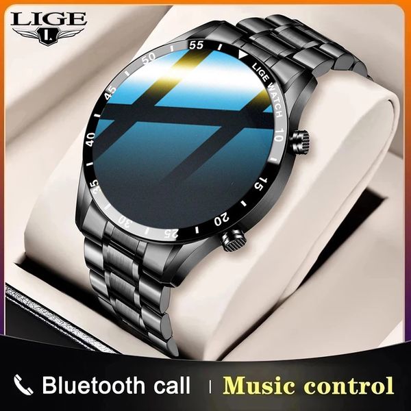 lige 2021 new men smart watch bluetooth call music control sport fitness mens watches heart rate smartwatch for android ios boxg, Slivery;brown
lige 2021 new men smart watch bluetooth call music control sport fitness mens watches heart rate smartwatch for android ios boxg, Slivery;brown