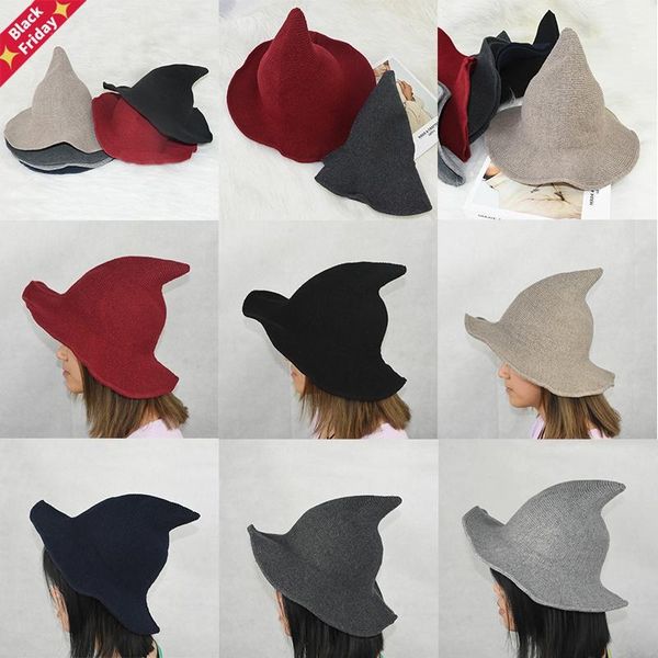 party hats 1 piece modern halloween witch hat knitted woolen festival women lady cosplay fashionable sheep wool christmas warm
party hats 1 piece modern halloween witch hat knitted woolen festival women lady cosplay fashionable sheep wool christmas warm