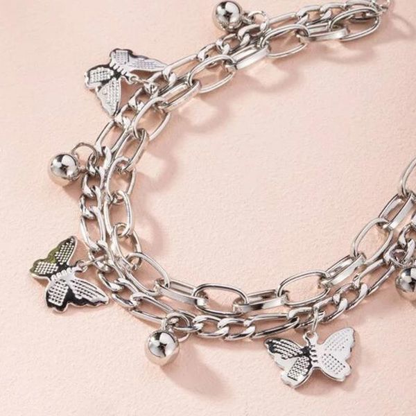charm bracelets wome european and american jewelry ins fashion bracelet butterfly simple set wholesale tassel, Golden;silver
charm bracelets wome european and american jewelry ins fashion bracelet butterfly simple set wholesale tassel, Golden;silver