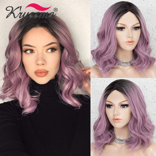 short bob wavy wig ombre purple synthetic wigs mixed black cosplay wigs for women full machine made wigs for halloween
short bob wavy wig ombre purple synthetic wigs mixed black cosplay wigs for women full machine made wigs for halloween