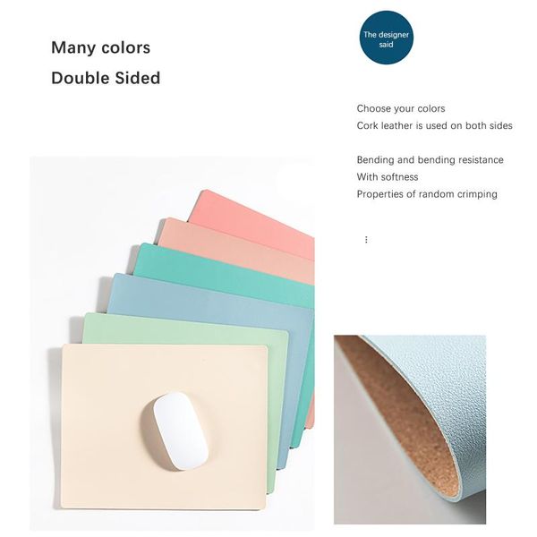 mouse pads & wrist rests mousepad solid color office pad cork leather double side waterproof quality pc computer accessories mat
mouse pads & wrist rests mousepad solid color office pad cork leather double side waterproof quality pc computer accessories mat
