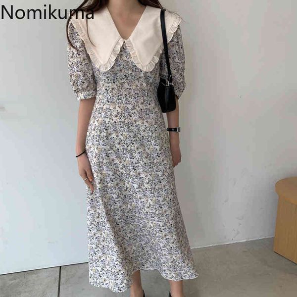 nomikuma floral slim puff short sleeve woman dress hit color peter pan collar dresses korean elegant bow bandage vestidos 6g643 210427, Black;gray
nomikuma floral slim puff short sleeve woman dress hit color peter pan collar dresses korean elegant bow bandage vestidos 6g643 210427, Black;gray