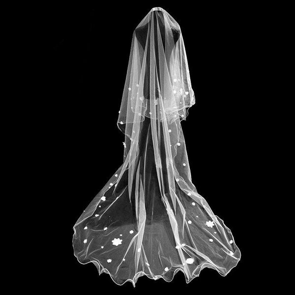 bridal veils 2021 elegant appliqued 3m long woman one layers with comb ivory veil for cut edge tulle wedding, Black
bridal veils 2021 elegant appliqued 3m long woman one layers with comb ivory veil for cut edge tulle wedding, Black