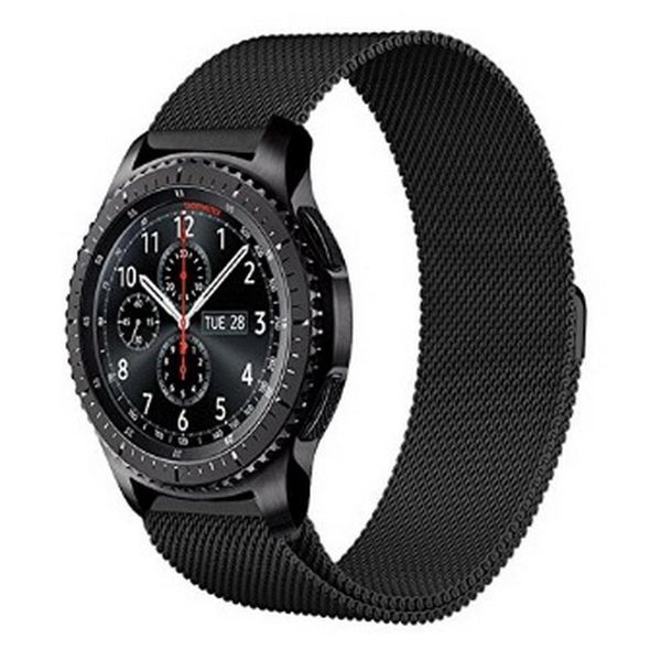 watch bands 22mm metal stainless steel bracelet strap for samsung gear s3 frontier / classic milanese loop magnetic with connector adapter, Black;brown
watch bands 22mm metal stainless steel bracelet strap for samsung gear s3 frontier / classic milanese loop magnetic with connector adapter, Black;brown
