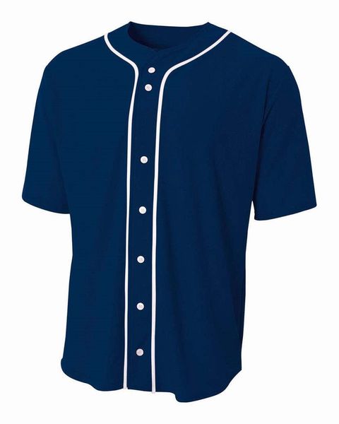 6565432 blank custom baseball jersey men women size s-3xl white button down pullover, Blue;black
6565432 blank custom baseball jersey men women size s-3xl white button down pullover, Blue;black