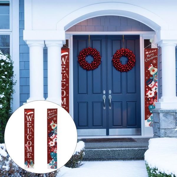 christmas decorations 1 pair decorative couplet porch sign front door party supplies
christmas decorations 1 pair decorative couplet porch sign front door party supplies
