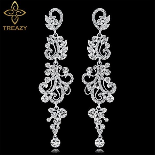 silver color crystal long dangle earrings for women wedding drop earings bridal brincos fashion jewelry gifts & chandelier
silver color crystal long dangle earrings for women wedding drop earings bridal brincos fashion jewelry gifts & chandelier