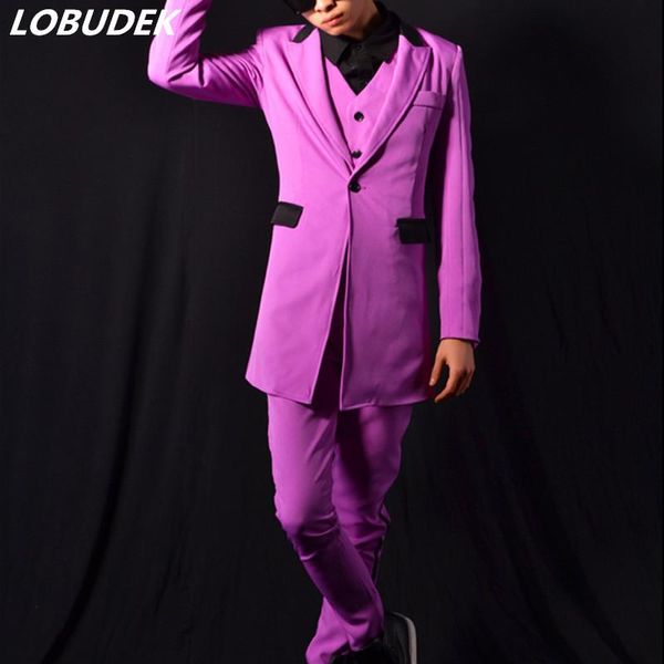 men's jackets purple jacket coat punk style nightclub men singer stage outfit bar vocal concert dancer rock hip-hop slim performance cl, Black;brown
men's jackets purple jacket coat punk style nightclub men singer stage outfit bar vocal concert dancer rock hip-hop slim performance cl, Black;brown