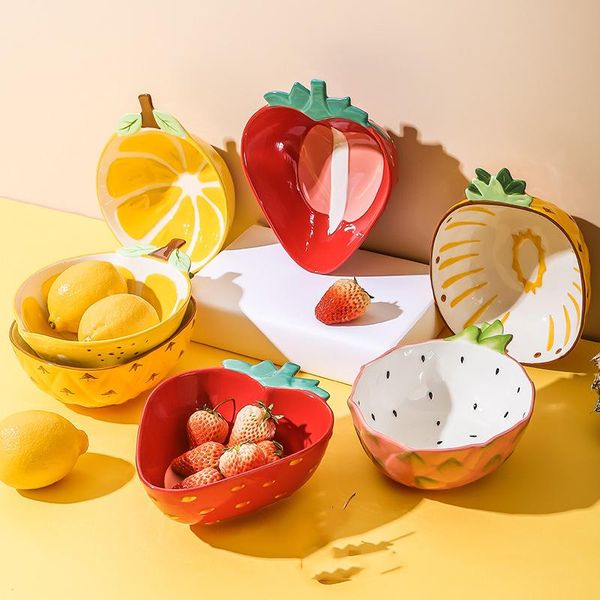 bowls creative ceramic cute pineapple pitaya strawberry shape plate home salad dessert bowl fruit dish children's tablewar
bowls creative ceramic cute pineapple pitaya strawberry shape plate home salad dessert bowl fruit dish children's tablewar
