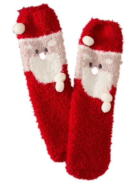 22 styles socks hosiery coral fleece plus fleece thickened autumn winter tube christmas sock, Black;white
22 styles socks hosiery coral fleece plus fleece thickened autumn winter tube christmas sock, Black;white