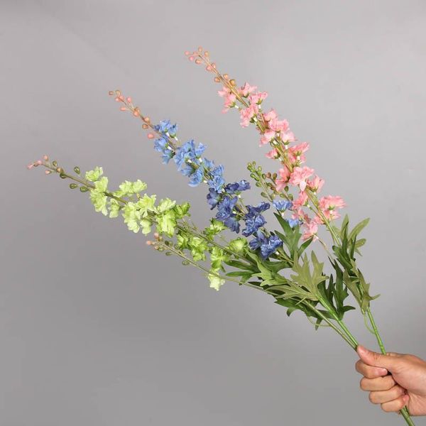 decorative flowers & wreaths simulated delphinus hyacinth single two-fork home wedding decoration violet
decorative flowers & wreaths simulated delphinus hyacinth single two-fork home wedding decoration violet