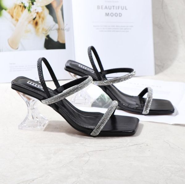sandals kalsooni 2021 summerone line rhinestone women's thick heel comfortable and slippers, Black
sandals kalsooni 2021 summerone line rhinestone women's thick heel comfortable and slippers, Black