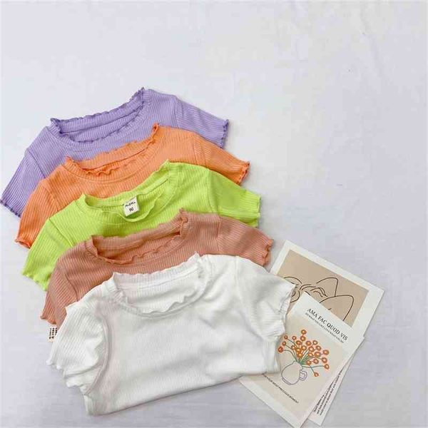 summer arrival girls fashion solid t shirt kids korean design candy color kid clothes 210528, Blue
summer arrival girls fashion solid t shirt kids korean design candy color kid clothes 210528, Blue