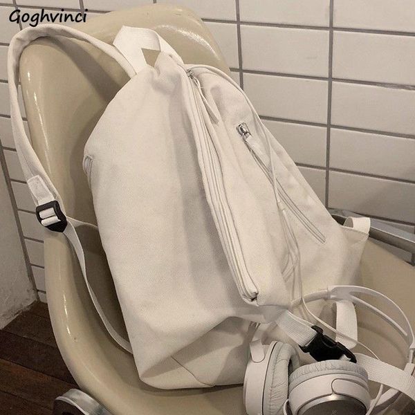 backpack solid backpacks black white simple fashion zipper school bags harajuku korean style large capacity travel bag couple ins
backpack solid backpacks black white simple fashion zipper school bags harajuku korean style large capacity travel bag couple ins