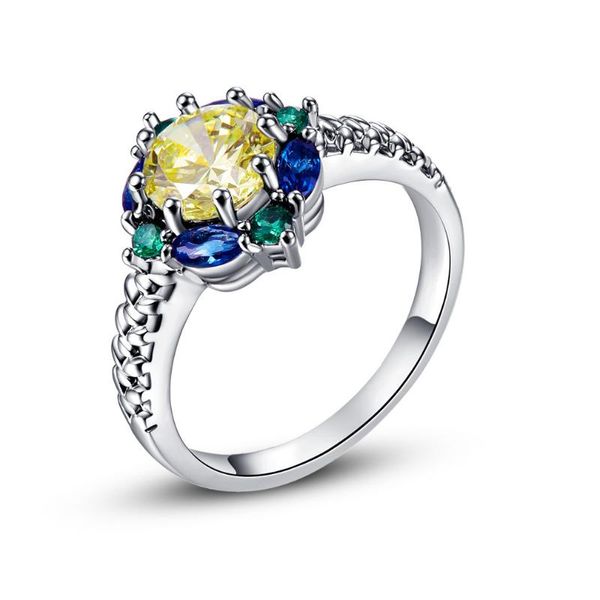 wedding rings elegant silver plated green zircon women's fashion colour gems crystal party jewelry for women lover's gifts, Slivery;golden
wedding rings elegant silver plated green zircon women's fashion colour gems crystal party jewelry for women lover's gifts, Slivery;golden