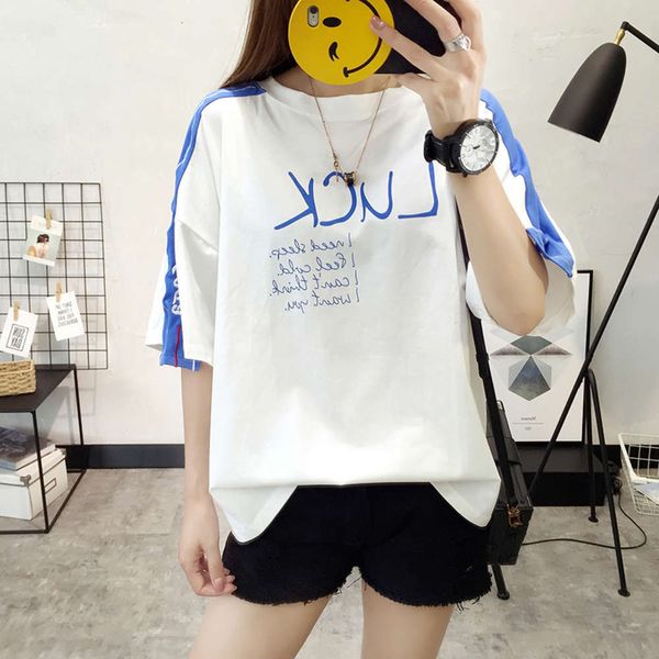 women's hoodies & sweatshirts t shirt hoodie short t-shirt summer dress korean version mm plus fat oversize letter embroidery loose stu, Black
women's hoodies & sweatshirts t shirt hoodie short t-shirt summer dress korean version mm plus fat oversize letter embroidery loose stu, Black
