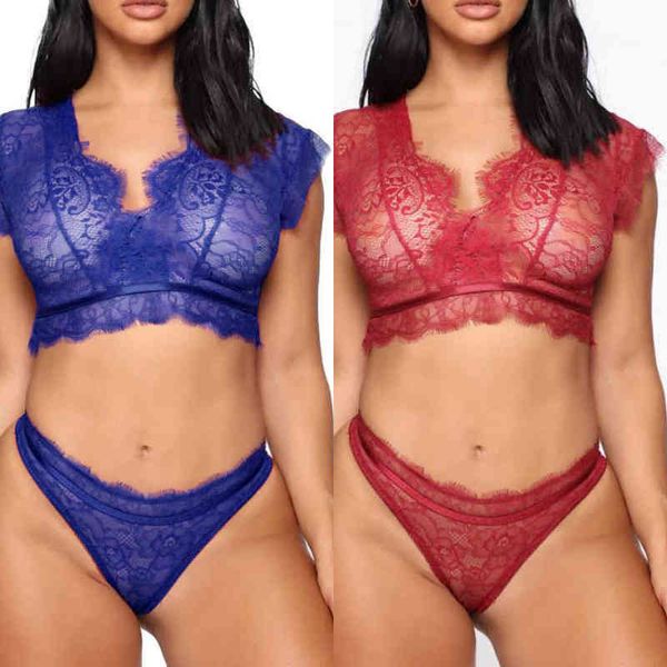 nxy set lingerie women sleepwear underwear lace see through v neck solid color two piece suit fashion lady lencera para mujer 1223, Red;black
nxy set lingerie women sleepwear underwear lace see through v neck solid color two piece suit fashion lady lencera para mujer 1223, Red;black