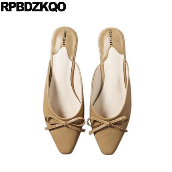 women sandals 2021 summer flat slides mules slippers spring big size brown bowtie shoes slip on closed toe bow cute korean, Black
women sandals 2021 summer flat slides mules slippers spring big size brown bowtie shoes slip on closed toe bow cute korean, Black