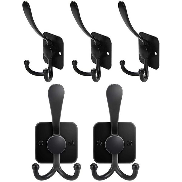coat and hat hook for wall mounted 5 packs, hanging dual hooks hardware coat, hat, towel & rails
coat and hat hook for wall mounted 5 packs, hanging dual hooks hardware coat, hat, towel & rails