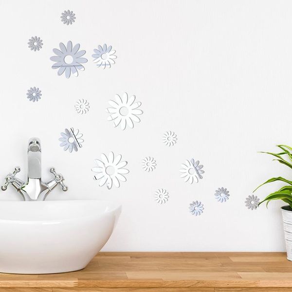wall stickers 16 pcs daisy acrylic mirror sticker removable 3d decals bedroom bathroom decoration art home decor
wall stickers 16 pcs daisy acrylic mirror sticker removable 3d decals bedroom bathroom decoration art home decor