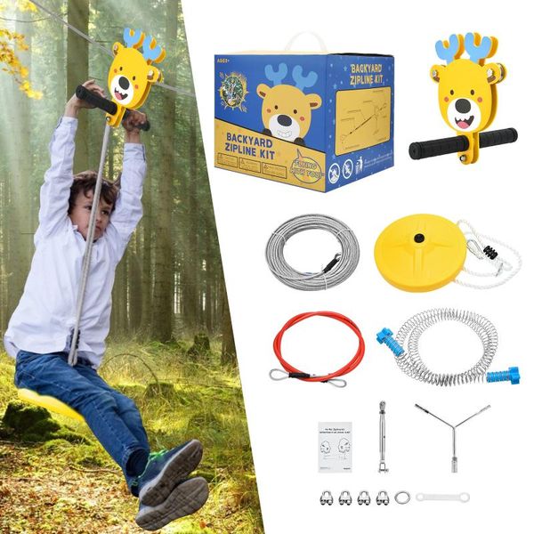 power tool sets 80/100/120ft zipline kit steels cable zip line with stainless steel spring brake and seat ziplines backyard zipline for kids
power tool sets 80/100/120ft zipline kit steels cable zip line with stainless steel spring brake and seat ziplines backyard zipline for kids