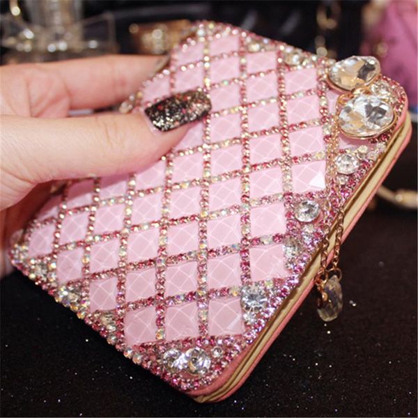 coin purses women wallet crystal card holder luxury purse pink leather handmade party fashion small handbag mini clutch bags, Red;black
coin purses women wallet crystal card holder luxury purse pink leather handmade party fashion small handbag mini clutch bags, Red;black