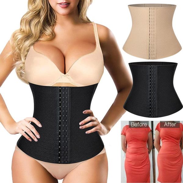 waist support women's corset trainer body shaper modeling strap slimming belt faja colombian shaperwear reducing girdles cincher, Black;gray
waist support women's corset trainer body shaper modeling strap slimming belt faja colombian shaperwear reducing girdles cincher, Black;gray