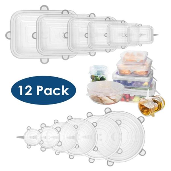 kitchen storage & organization 12pcs round square silicone cover stretch lids universal wrap fresh keeping caps gadgets
kitchen storage & organization 12pcs round square silicone cover stretch lids universal wrap fresh keeping caps gadgets